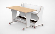 Tangara Ergobank 120 met Ergotafel 120 x 60 cm1